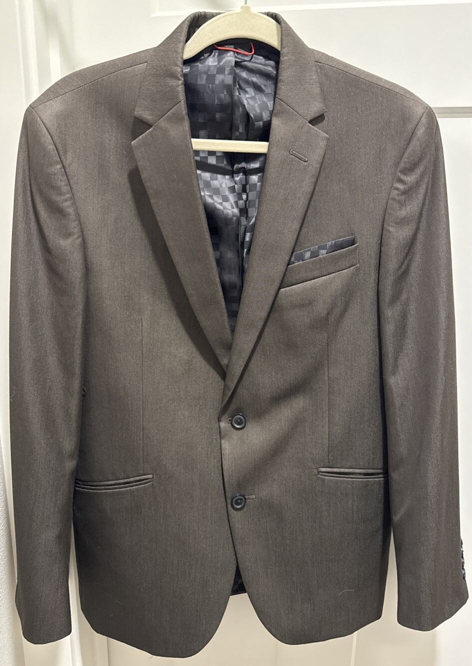 Billy London UK Blazer Men's 40R Brown 2 Button Single Breasted Sports Coat